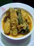 বেগুন ও.আলু দিয়ে মুরগির মাংস