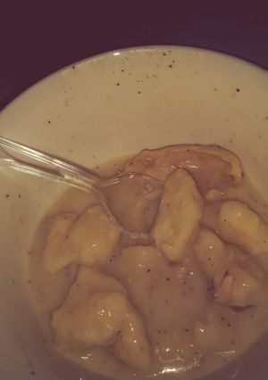 A picture of Chicken n dumplins.