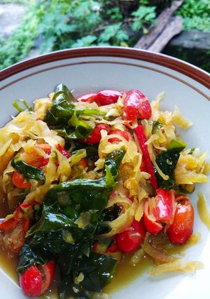 Foto resep Oseng-oseng pepaya muda