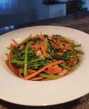 Rau Tần Ô Xào Tỏi Dầu Hàu