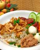 Xôi Lạp Xưởng Gà Xé