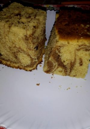 A picture of Marble cake#4weekschallenge.