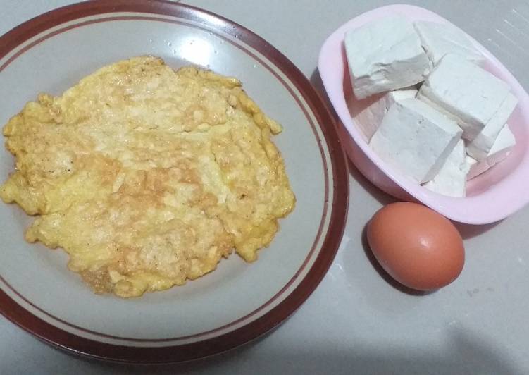 Resep 34. Telur Dadar Tahu Putih, Lezat