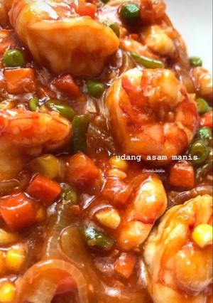 Foto resep Udang asam manis