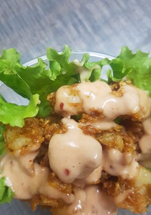 A picture of Dynamite prawns.