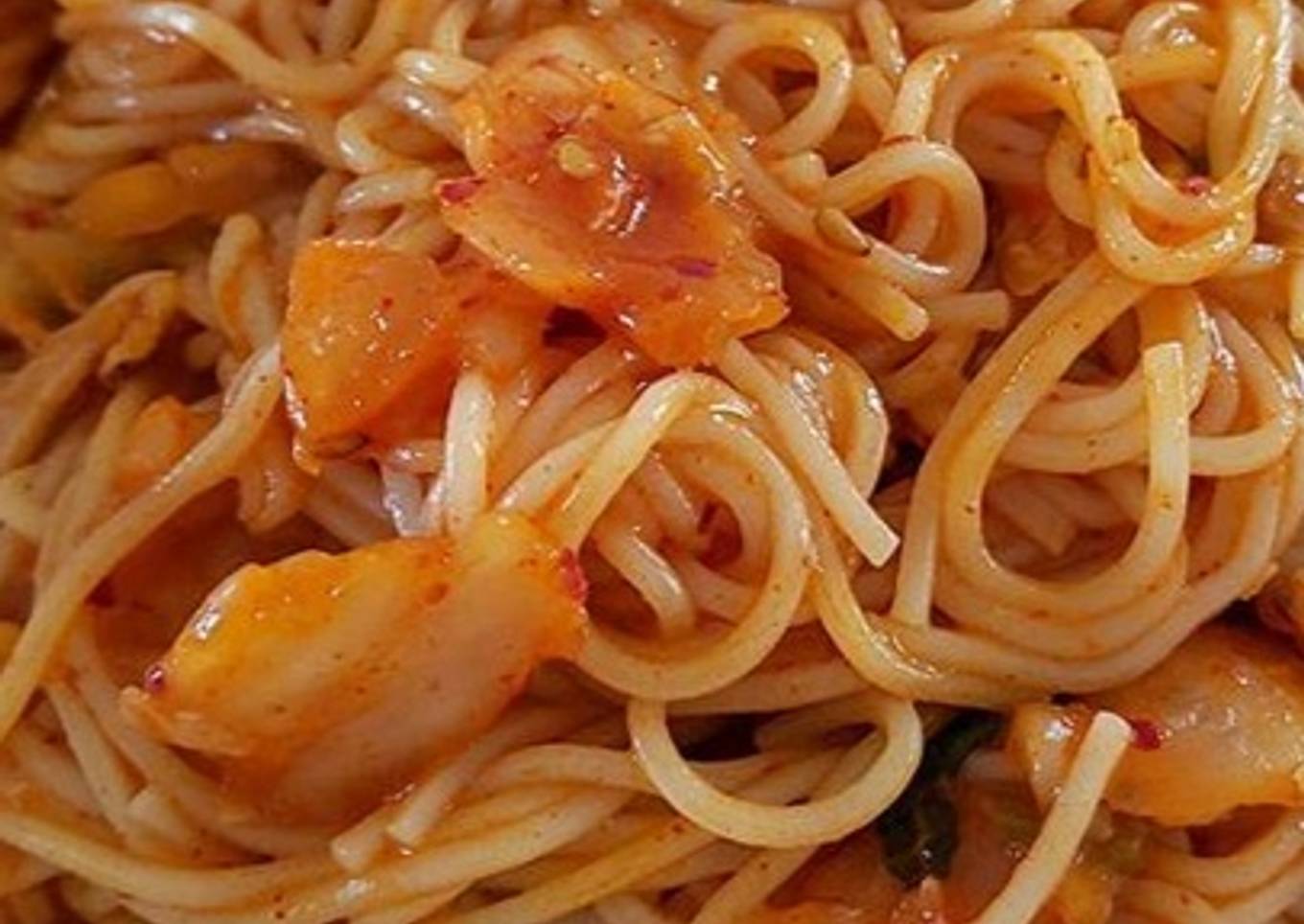 Bihun Pedas Goreng Kimchi