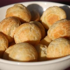A picture of Choux pastry for eclairs, chouquettes or gougeres.