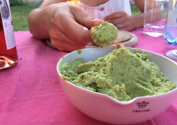 Houmous de petits pois