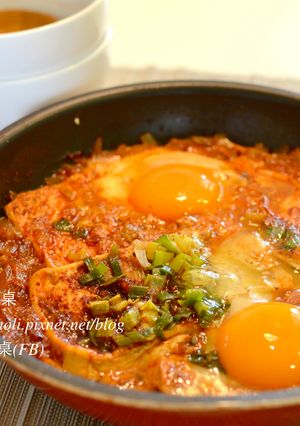 很豐盛辣味醬煮豆腐두부조림 的食譜成品照片