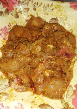 Une photo de Marinade d'escalope où poulet
