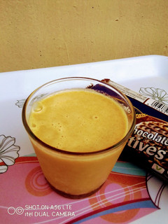 A picture of Carrot Flavoured Tigernut Drink.