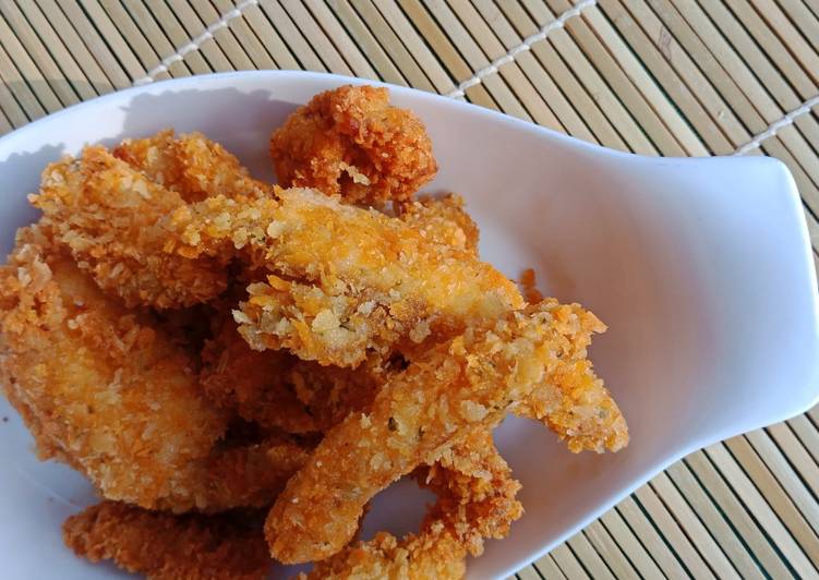 Langkah Mudah untuk Menyiapkan 🍗 Chicken Crispy AWET😱🍗 yang Bisa Manjain Lidah