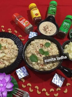 क्रीमी शेजवान मैकरॉनी(creamy schezwan macaroni recipe in hindi) रेसिपी मुख्य फोटो