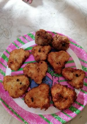 A picture of Chicken and Mutton Nuggets for children.