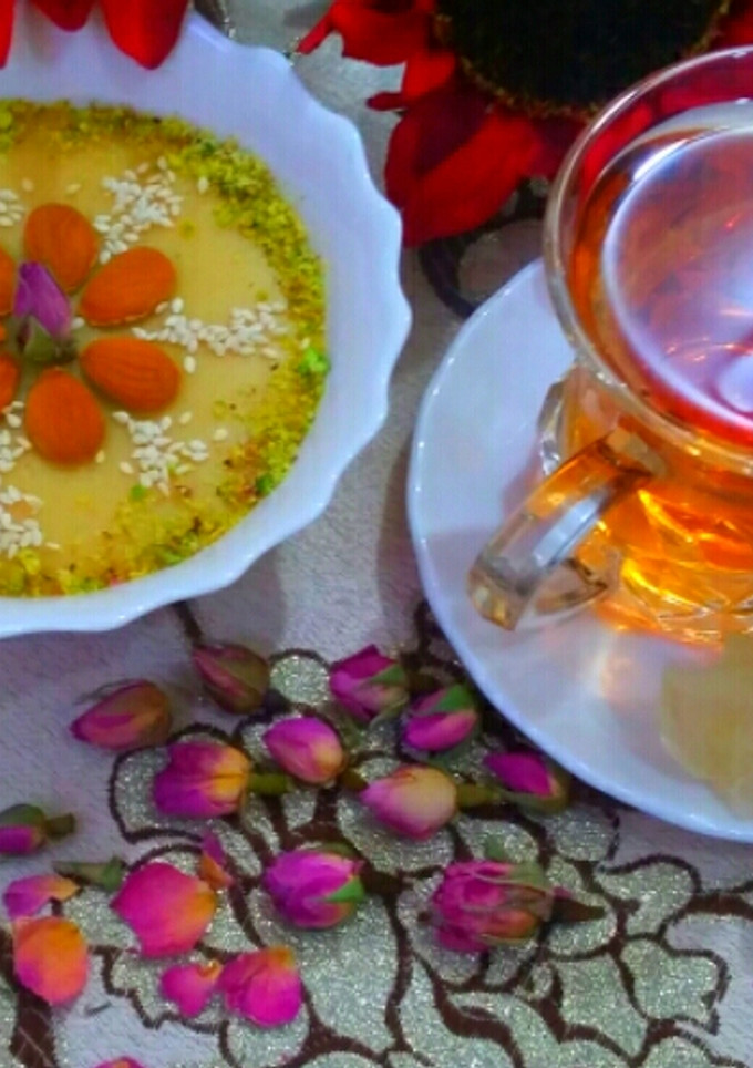 عکسی از دستور فرنی نخودچی