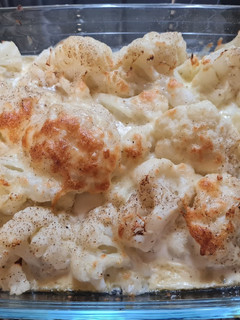 Una foto de Coliflor gratinada