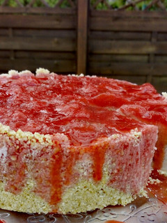 Una foto de Tarta helada vegana