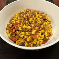 A picture of Maque Choux (Cajun Corn).