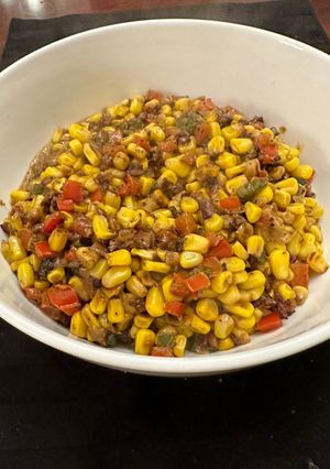 A picture of Maque Choux (Cajun Corn).