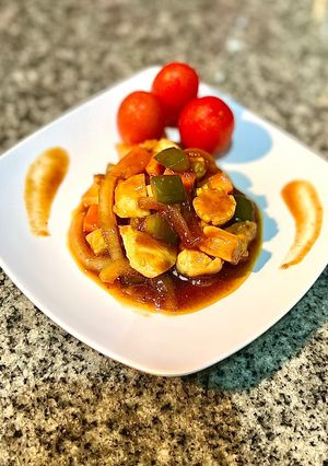 Foto resep Ayam Warna Warni