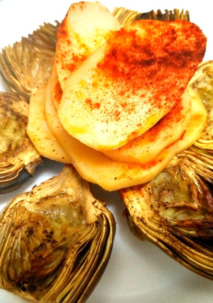 Una foto de Alcachofas al horno