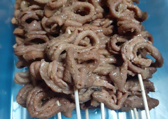 Resep Sate usus yang Menggugah Selera