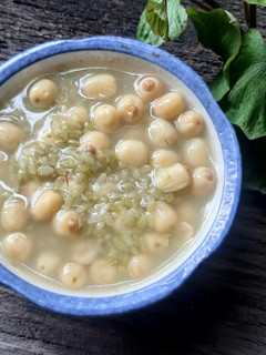 Hình của món Chè cốm hạt sen.