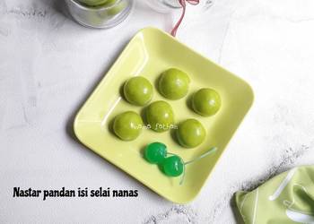 Resep Unik Nastar pandan isi selai nanas Ala Warteg