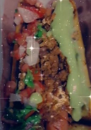 Una foto de Hot dog gordito