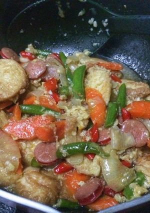 Foto resep Cah tofu sosis