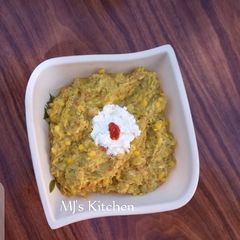 Creamy sweet potato puree A picture of Creamy sweet potato puree.