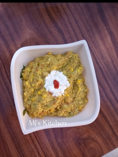 A picture of Creamy sweet potato puree.