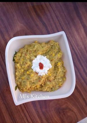 A picture of Creamy sweet potato puree.
