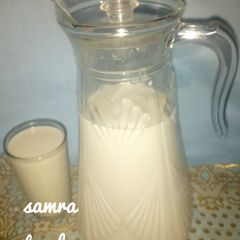 A picture of Kunun Aya with coconut and date (Dabino).