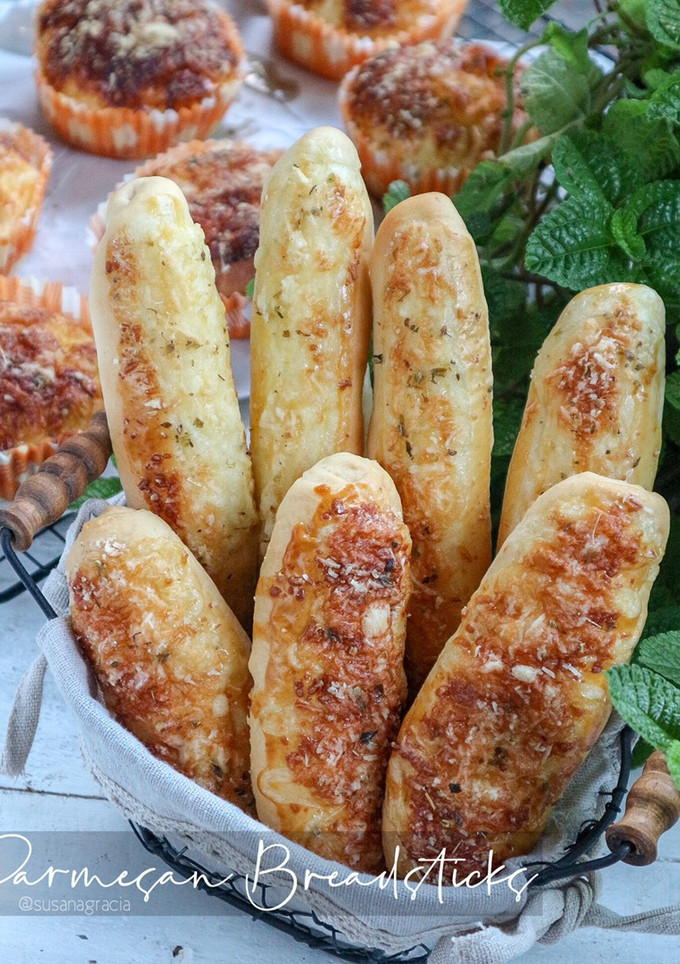 Foto resep Parmesan Breadsticks