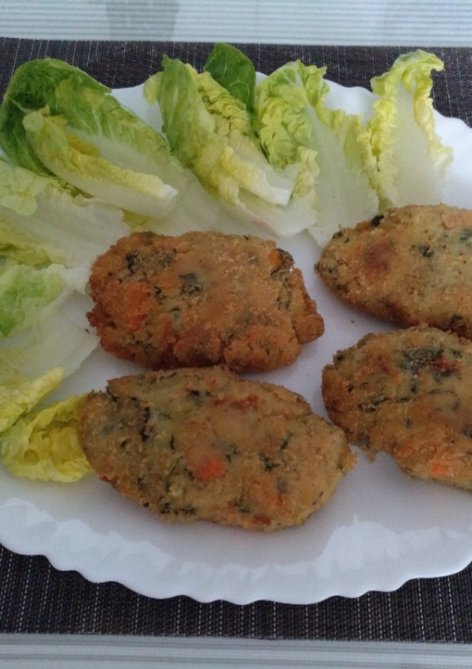 Una foto de Hamburguesas de patatas y verduras