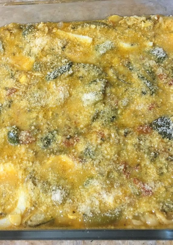 Una foto de Tortilla de zapallitos al horno