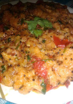 A picture of Masala pav.