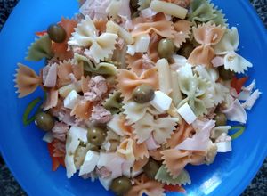 Una foto de Ensalada de pajaritas
