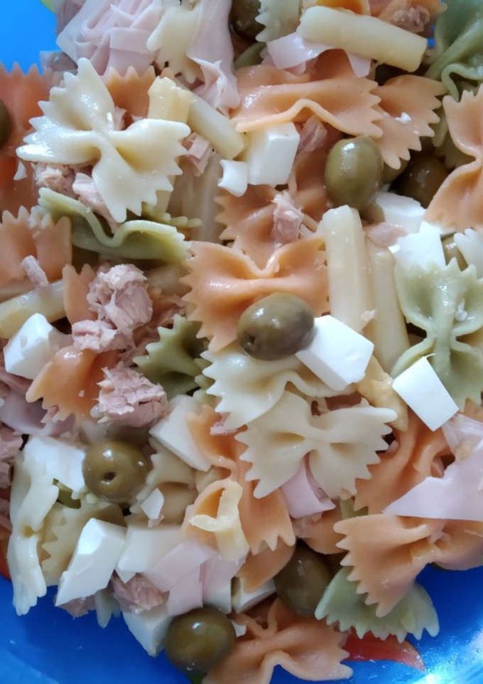 Una foto de Ensalada de pajaritas