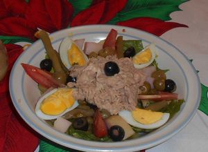 Una foto de Ensalada niçoise