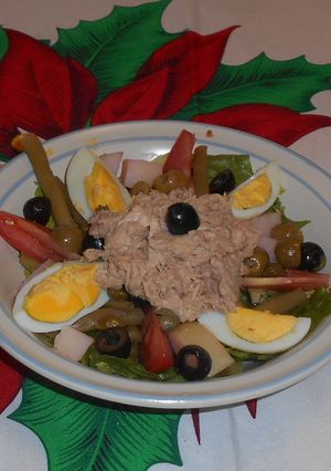 Una foto de Ensalada niçoise
