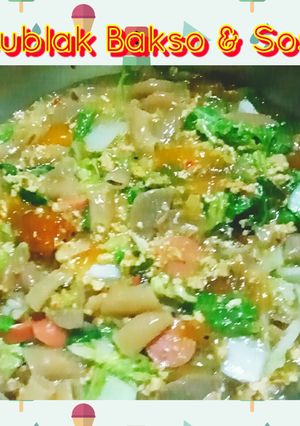 Foto resep Seublak Bakso & Sosis