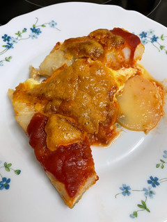 Una foto de Bacalao con crujiente de ajo