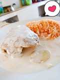 Pollo a la crema. Súper rico 😊👌