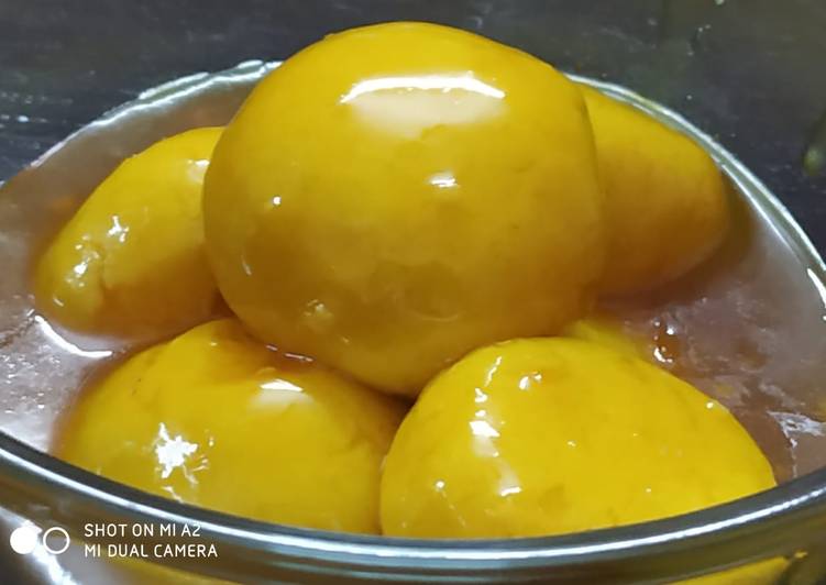 Steps to Prepare Perfect Mango rasogolla