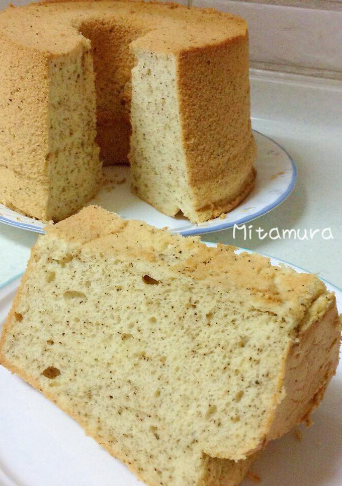 伯爵戚風蛋糕 的食譜成品照片