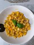 #667 Tubetti con zucca, patate e provola 🎃🥔🧅🧀