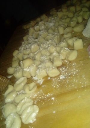 Una foto de Ñoquis de harina