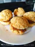 Alfajor de coco y galletas de coco